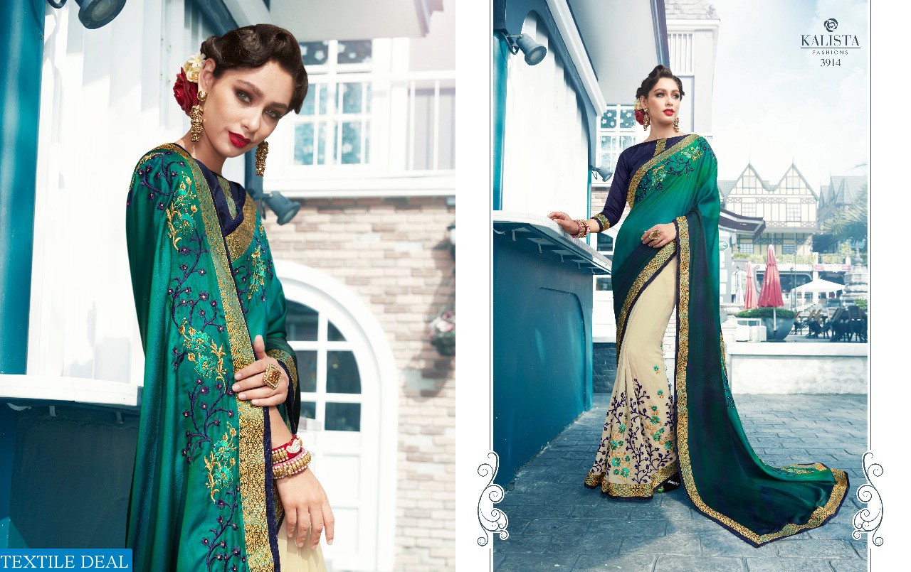 kalista VIP Wholesale party-wear Ethnic Saree